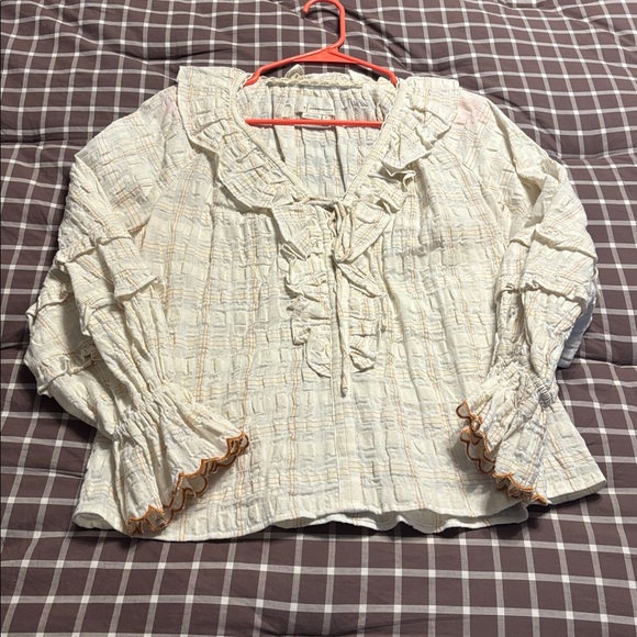 Anthropologie Colette Ruffled Blouse - Picture 2 of 9